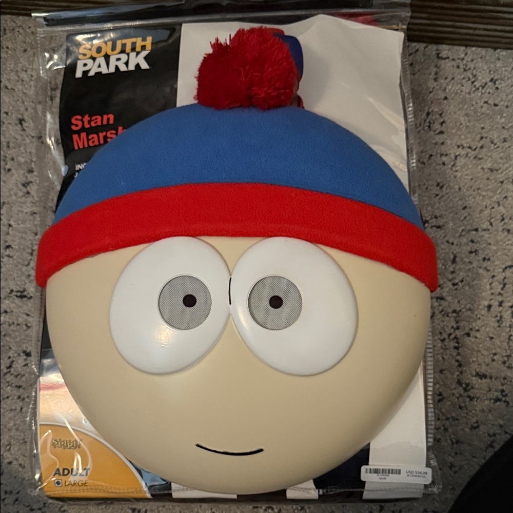 South Park Stan Marsh Costume with Mask - Picture 2 of 4